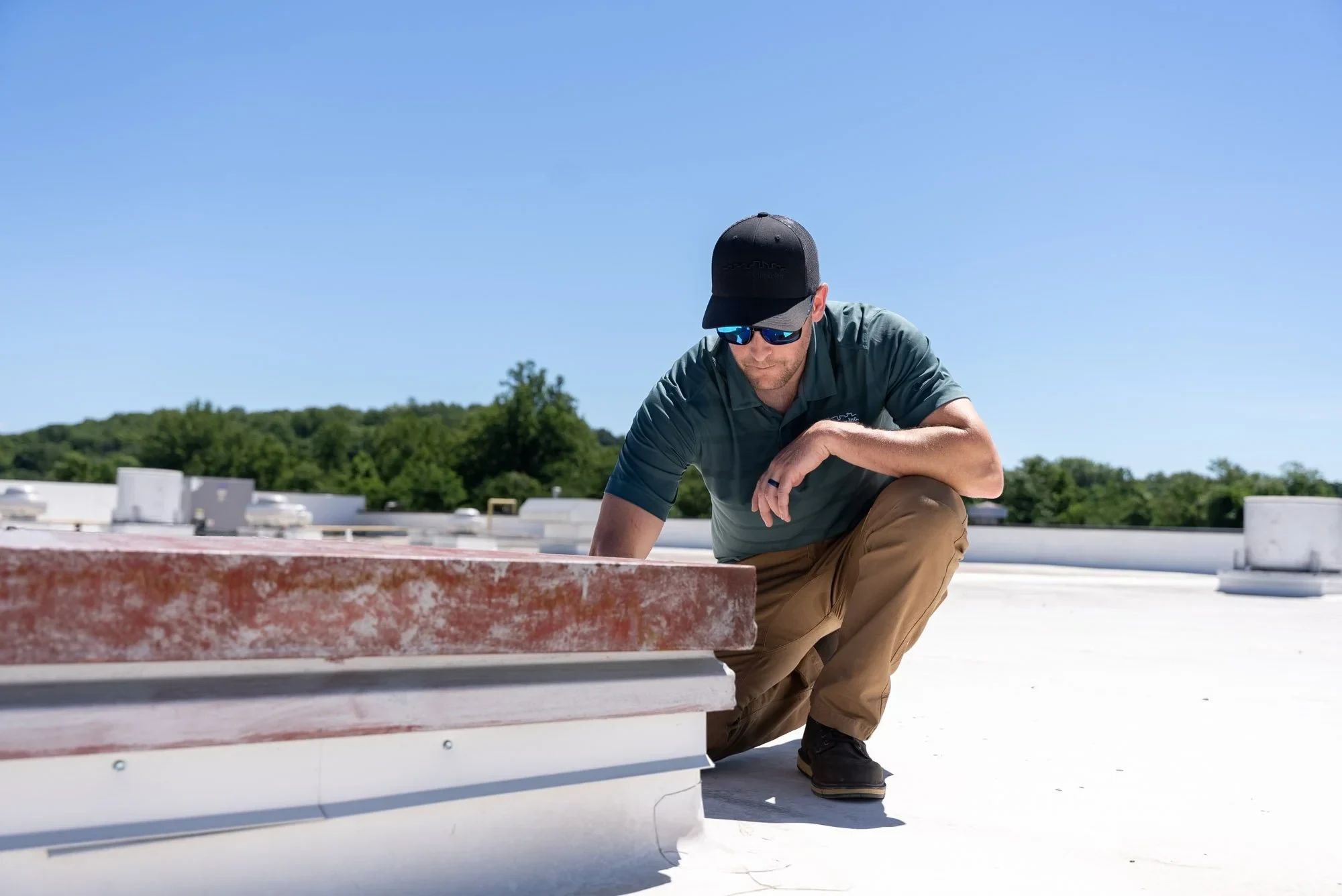 Commercial roof service agreement inspection in Shreveport